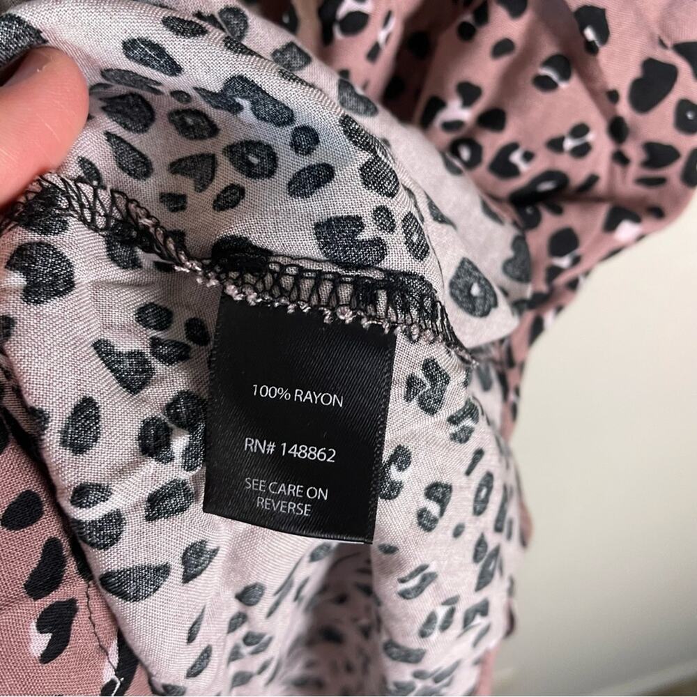 Torrid Brown Leopard Tie Neck Tank 1X NWT 11806739 - Picture 11 of 13